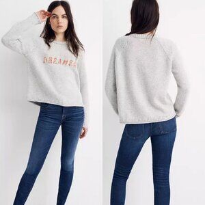 Madewell Dreamer Embroidery Keaton Alpaca‎ Pullover Knit Womens Size XS Sweater4